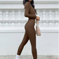 Seamless Jumpsuit Long Sleeve Shapewear Hip Lift Yoga Jumpsuit Sports Jumpsuit Bodysuits