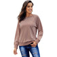 Loose Round Neck Long Sleeve Sweatshirt