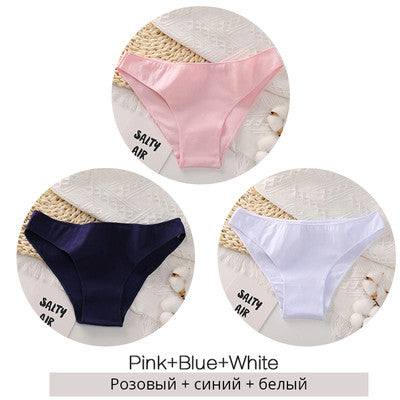 Ladies Fashion Personality Three Piece Panty Set