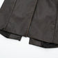 Autumn Leather Effect Belt Coat