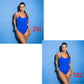 Sling Backless Tether Plus Size Solid Color Triangle One-piece Swimsuit