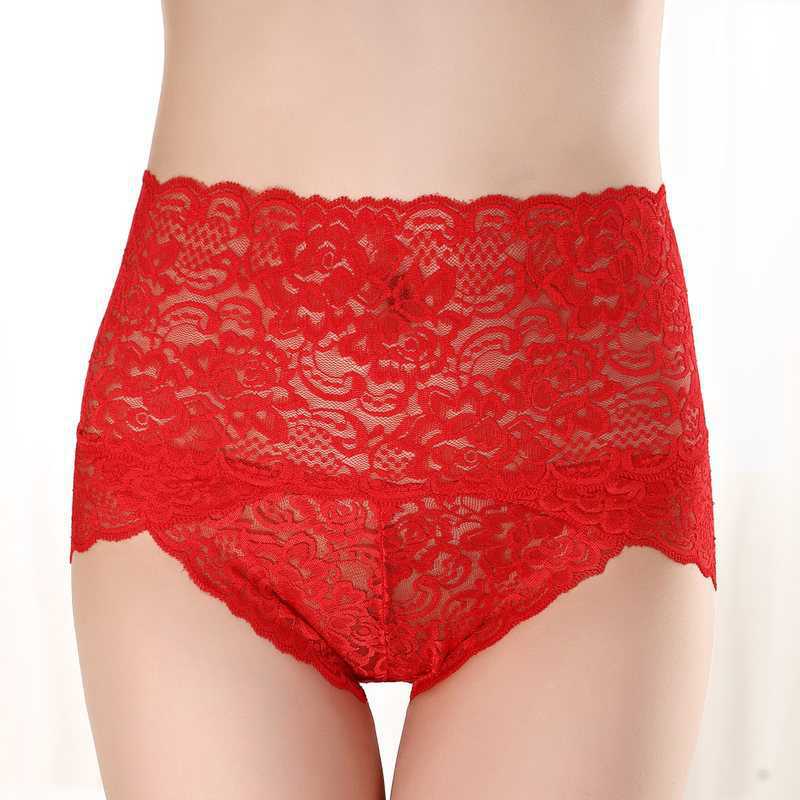 High Waist Seamless Lace Panty