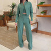 Women's Solid Color Casual Elegant Outfit