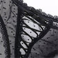 Hollow Cross Ribbon Lace Trim Panties Ladies