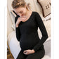 Modal Pregnant Women'S Autumn Clothes And Long Trousers Seamless Body Lifting And Thermal Underwear Set