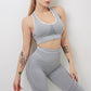 Women Workout Activewear Sports-Bra Outfit Leggings Seamless Fitness High-Waist New Gym