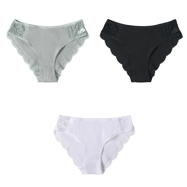 Set Cotton Underwear Women's Panties Comfort Underpants