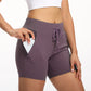 Summer Stretch Training Pocket Fitness Shorts