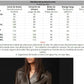 Mid-length Leather Wind Coat Women's Large Swing Coat