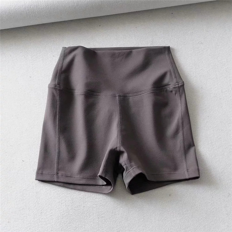 Summer new high waist ladies yoga shorts