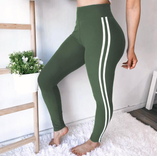 Women's Fashion Matching Color Fit Sport Leggings