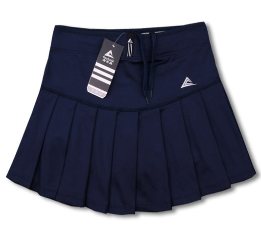 New Girls Tennis Skirts with Safety Shorts , Quick Dry Women Badminton Skirt