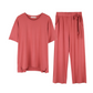 Short-sleeved Trousers Women's Loungewear Set Loose And Comfortable Pajamas