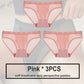 Women's Polyester Seamless Panty Three Piece Set