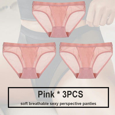 Women's Polyester Seamless Panty Three Piece Set