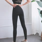 Mesh stitching hip yoga pants