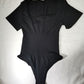 Short Sleeve Seamless Shapewear One-piece T-back