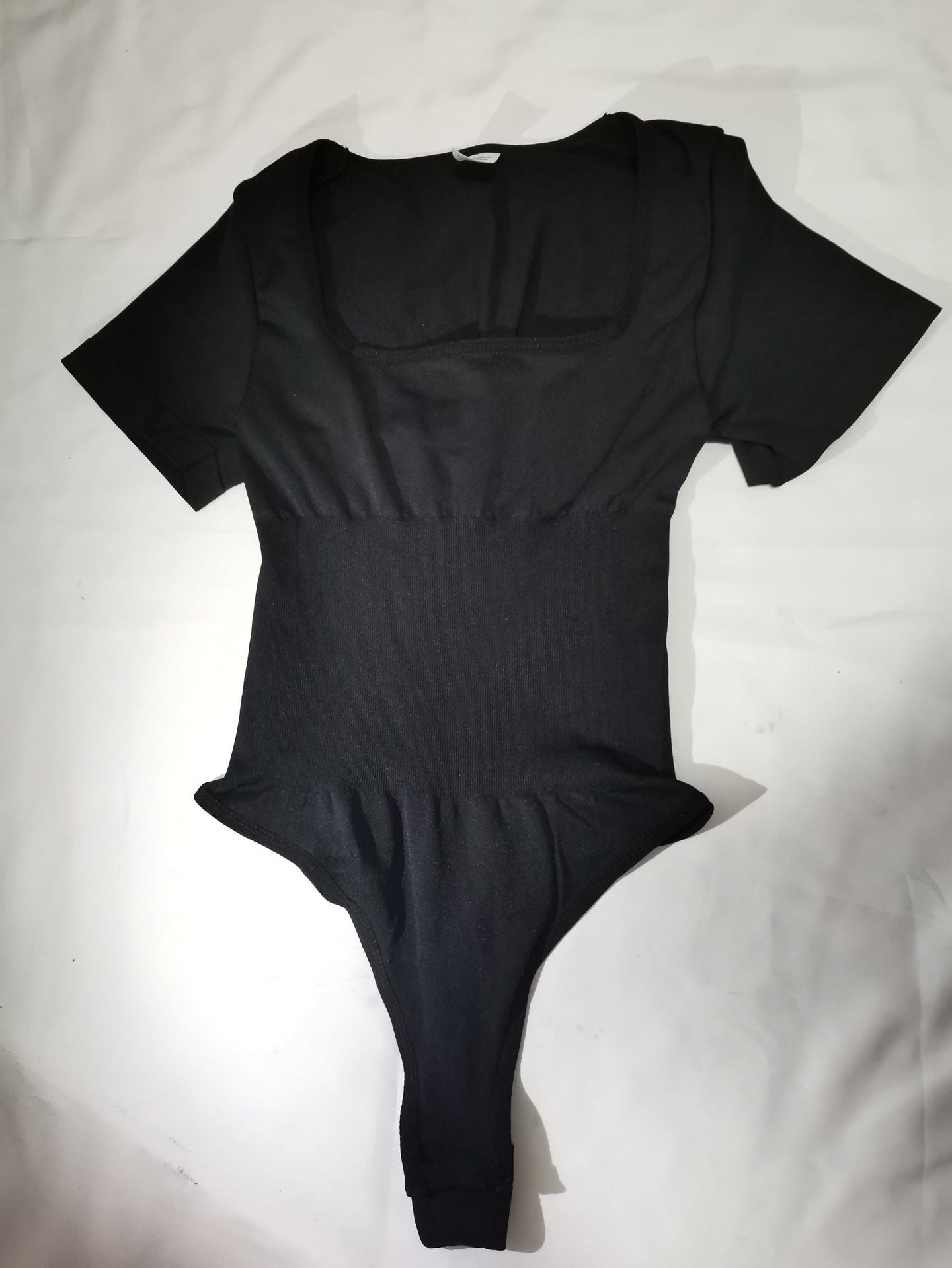 Short Sleeve Seamless Shapewear One-piece T-back