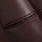 Women's European And American Style PU Leather And Leather Pants Suit