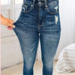 Plus Size Women's High Elastic Worn Skinny Skinny Jeans