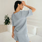 Double-layer Gauze Pajamas Women's Loose Short-sleeved Shorts Two-piece Set