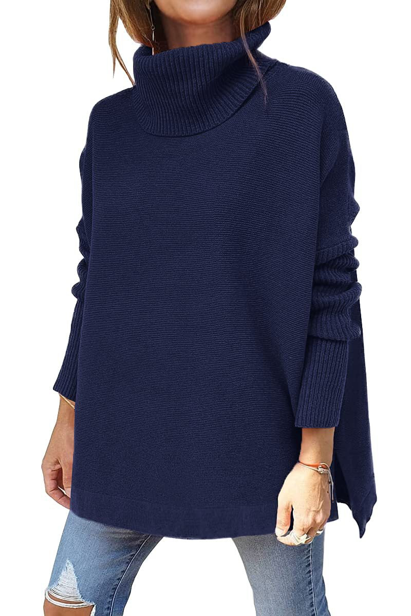 Hem Tunic Pullover Sweater Knit Top