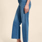 Spring New Versatile Loose High Waist Straight Retro Women's Jeans