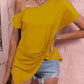 Women Clothes Off Shoulder Blouse Summer Irregular Design Tops Shirt