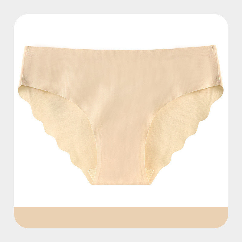 Women's One Piece Ice Silk Seamless Panties