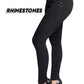 High-waisted Tight Pants Tummy Control Zipper Leggings for Women Seamless Breech with Diamond-studded Pants