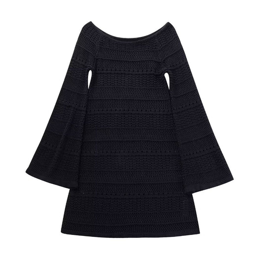 Fashionable Knitted Slimming Dress Women's