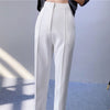 Women's Straight High Waist Slim Casual Pants