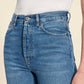 Spring New Versatile Loose High Waist Straight Retro Women's Jeans