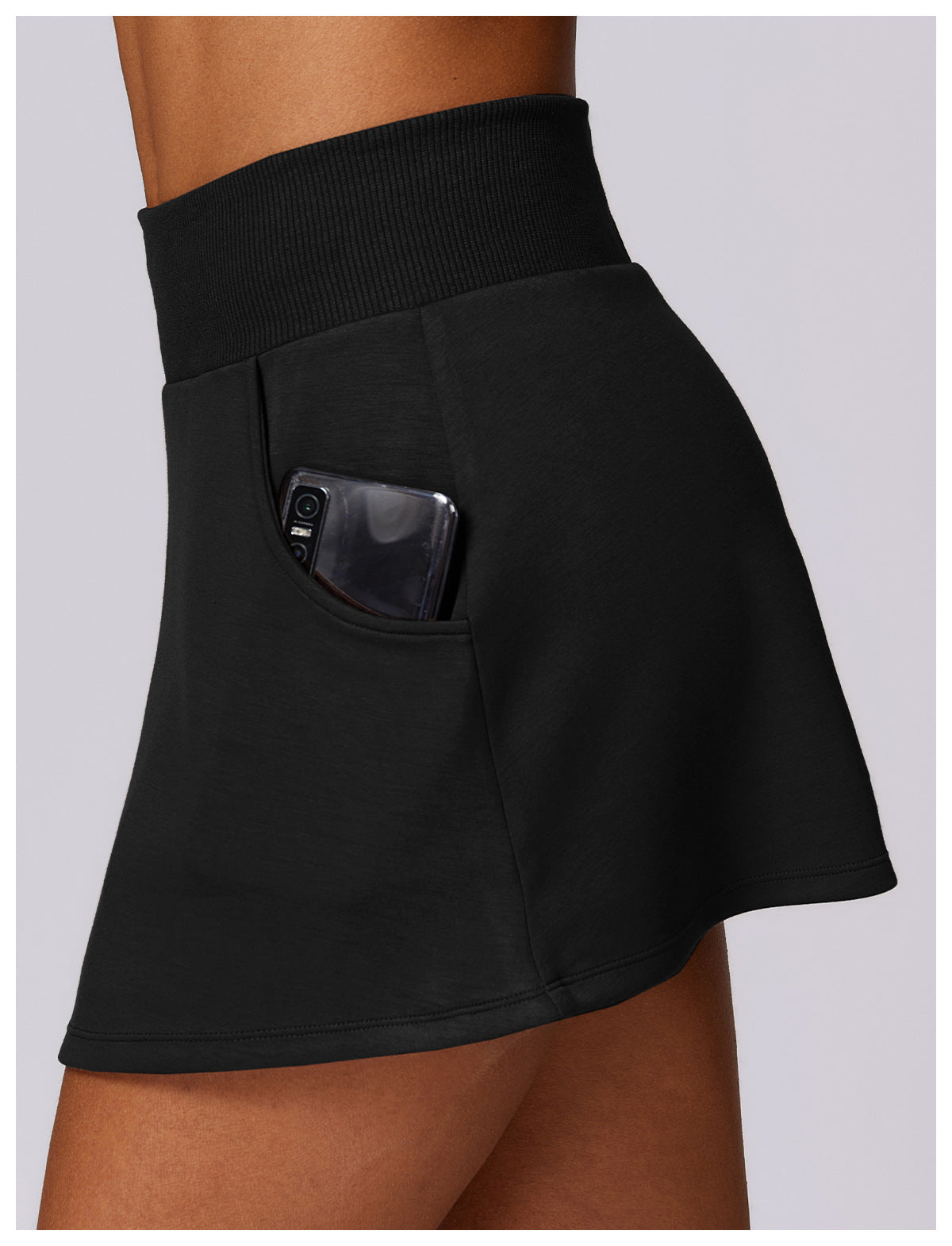 Fake Two-piece High Top Sports Short Skirt