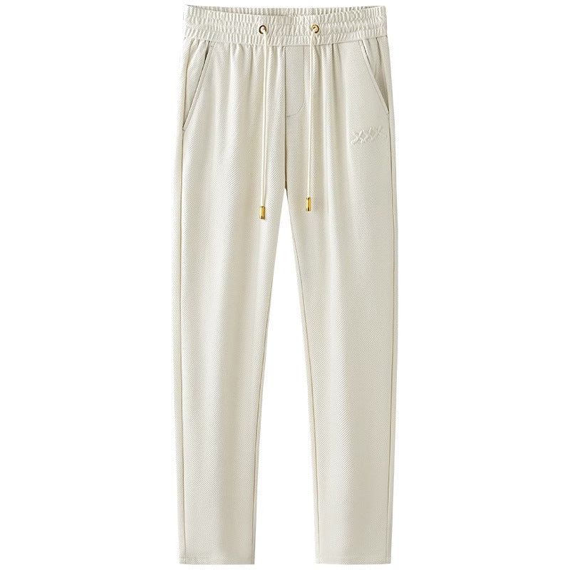 Twill Cotton Thin Sports Casual Pants