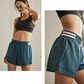 Female fitness yoga shorts