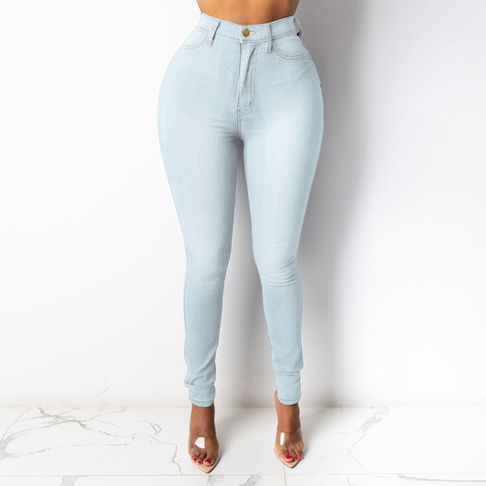 Fashion Women's Wear Jeans Slim Fit