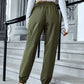 New Cargo Pants Fashion Casual Multi-pocket Elastic Waist Pencil Pants For Women