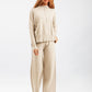 Knitted Sweater Two-piece Loose Casual Wide Leg Pants