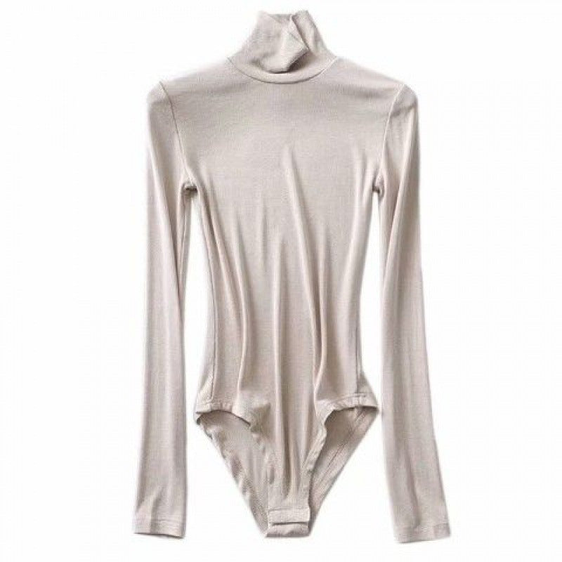 Women's Warm Tights Long-sleeved Bodysuit