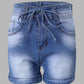 Women's Fashion Casual High Waist Skinny Denim Shorts