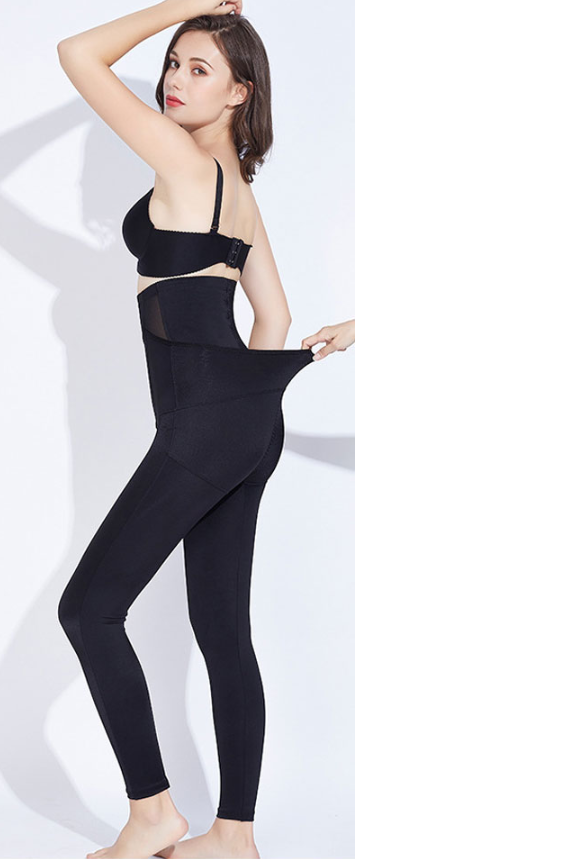 High waisted breast shaping trousers