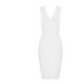 Womens V Neck Bandage Dress