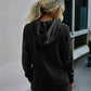 Fashion Casual Solid Color Pullover Womens Hooded Sweater