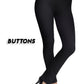 High-waisted Tight Pants Tummy Control Zipper Leggings for Women Seamless Breech with Diamond-studded Pants