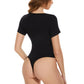 Short Sleeve Seamless Shapewear One-piece T-back