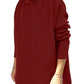 Hem Tunic Pullover Sweater Knit Top