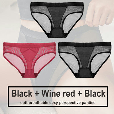 Women's Polyester Seamless Panty Three Piece Set