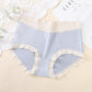 Modal Seamless Mid Waist Plus Size Women's Panties