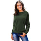 Loose Round Neck Long Sleeve Sweatshirt